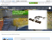 Tablet Screenshot of lm2g-flyfishing.com